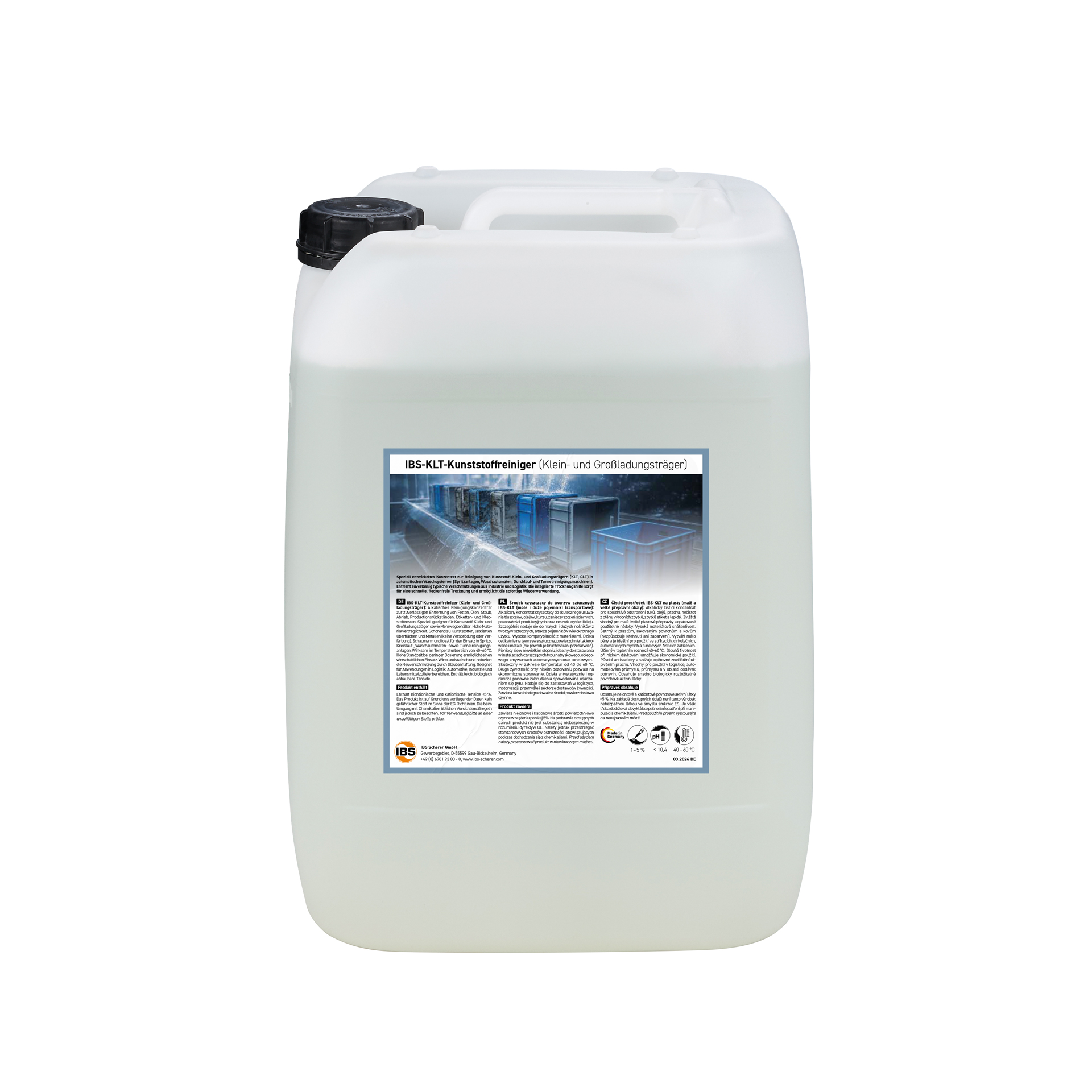 Srodek do czyszczenia tworzyw sztucznych IBS-KLT