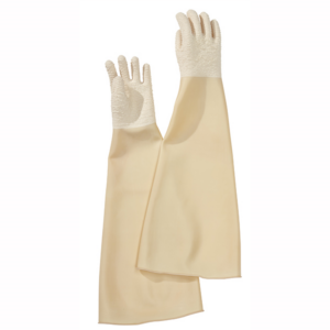 IBS protective gloves, material: latex (beige) for TRG type WD-100, incl. fastening tape